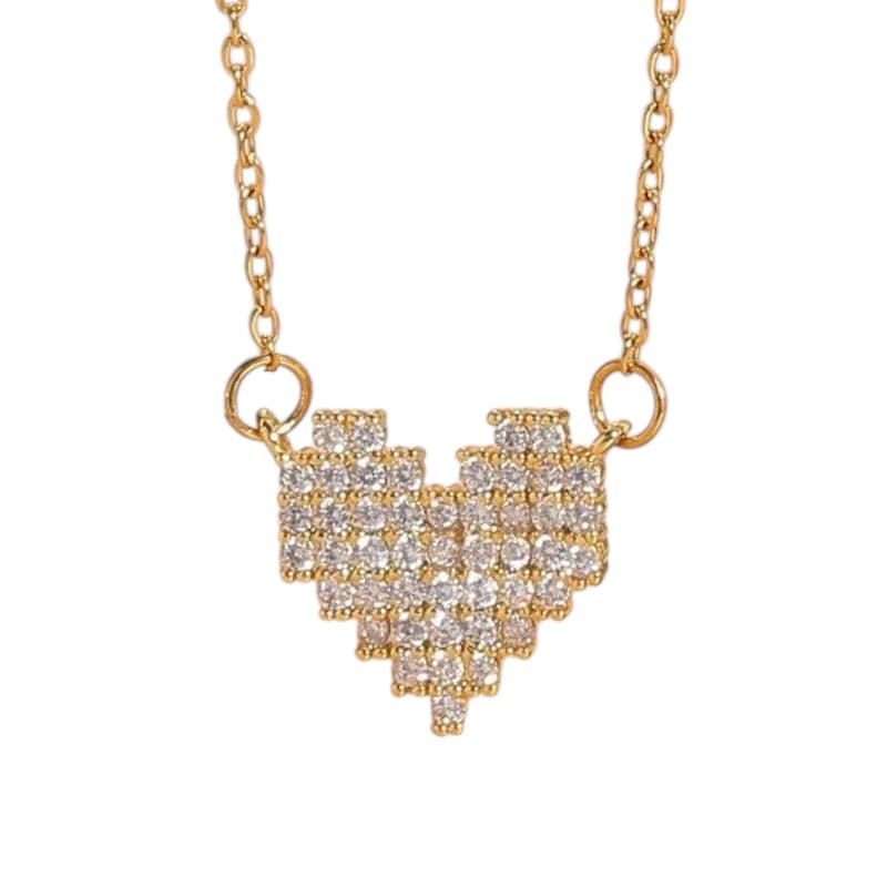 COLLAR CORAZON PIXELEADO