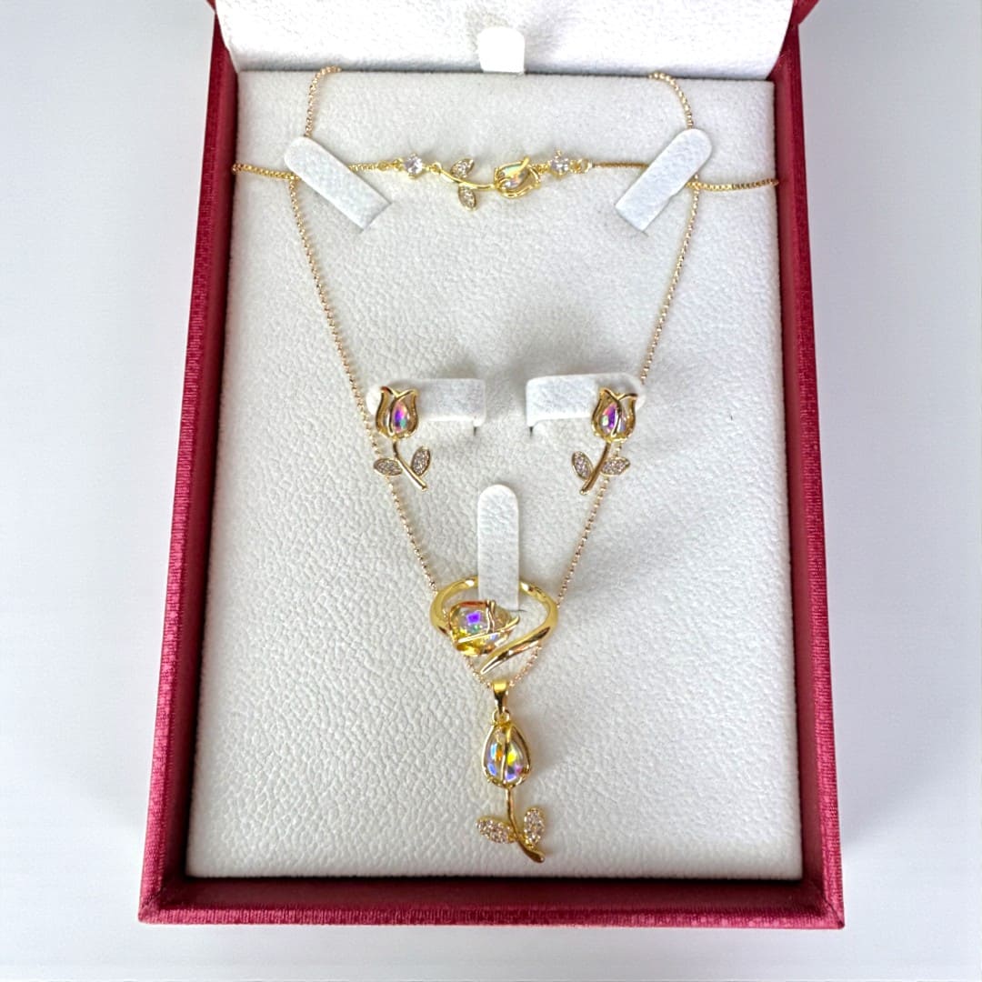 SET TULIPANES TORNASOLADOS