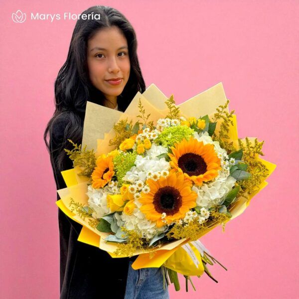 RAMO SPRING SUNFLOWER - Imagen 2