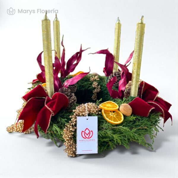 CORONA DE ADVIENTO RUBÍ