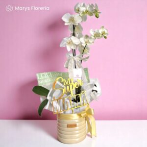 ORQUÍDEA BLANCA RAMIFICADA