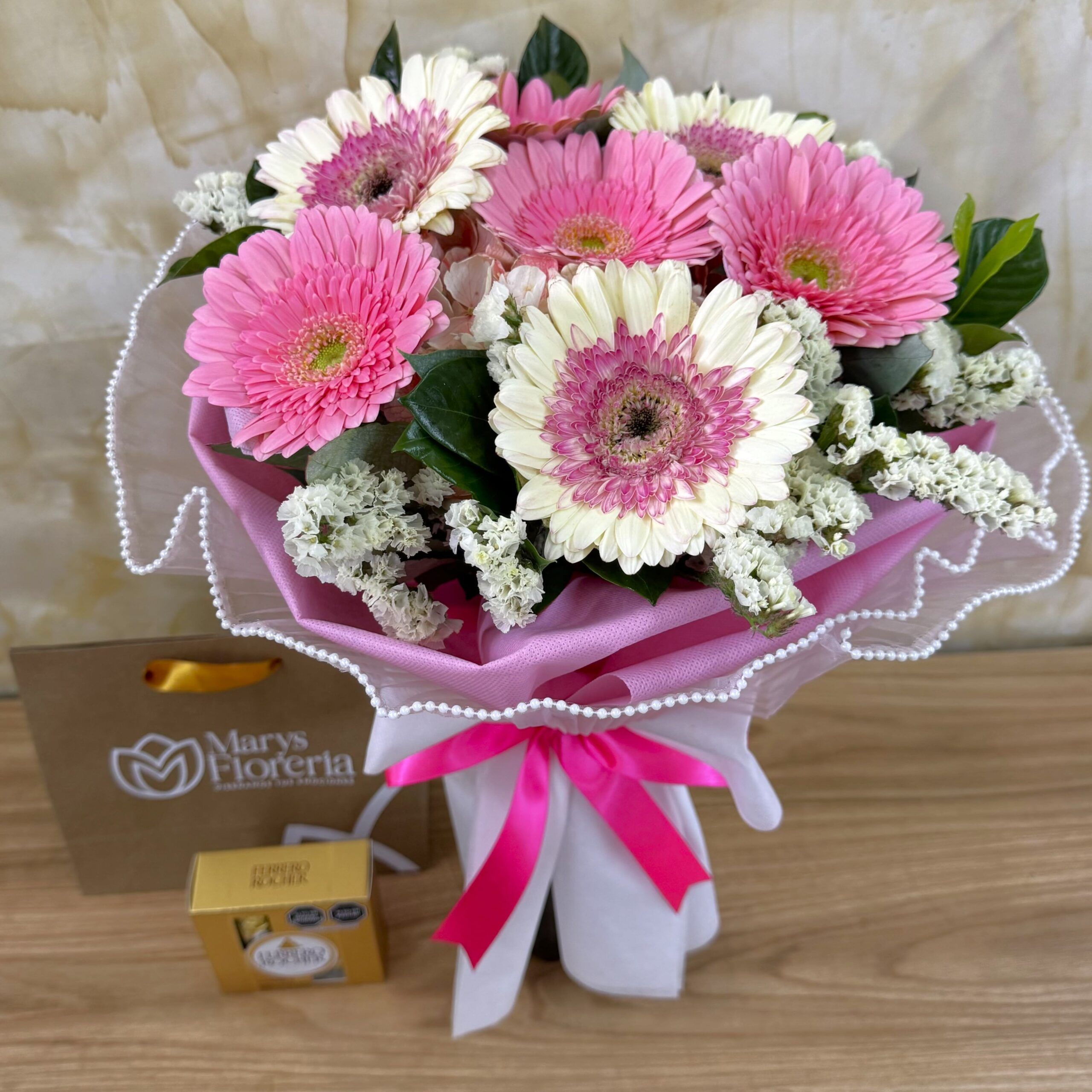 Ramo de Gerberas Nude - Imagen 2