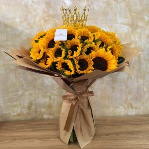 RAMO BUCHON GIRASOLES RADIANTES
